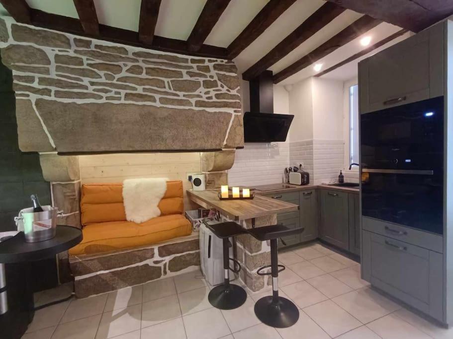 L'Etreinte, Gite De Charme Avec Jacuzzi Interieur Et Sauna Guéméné-sur-Scorff Dış mekan fotoğraf